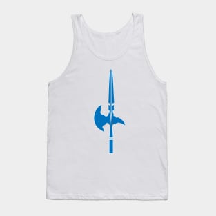 Halberd (blue) Tank Top